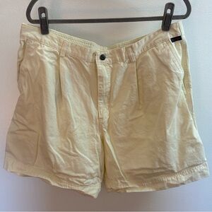 Kahala Pale Yellow Chino Shorts 40